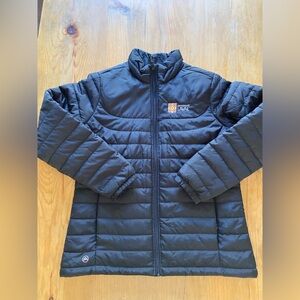 Stylish Black Puffer Jacket - Manteau noir Université Laval